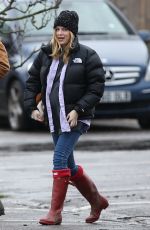 SOPHIE RUNDLE and Matt Stokoe Out with Their Dog in Kent 01/04/2021