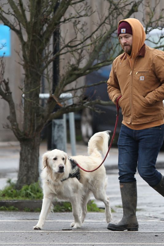 SOPHIE RUNDLE and Matt Stokoe Out with Their Dog in Kent 01/04/2021