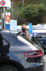 STELLA MAXWELL at a Gas Station in Los Angeles 01/29/2021