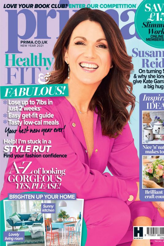 SUSANNA REID in Prima Magazin, New Year 2021
