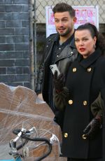 SUTTON FOSTER and DEBI MAZAR on the Set of Younger in New York 01/06/2021