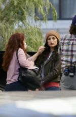 TANIA RAYMONDE on the Set of Ambulance in Los Angeles 01/14/2021