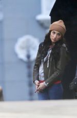 TANIA RAYMONDE on the Set of Ambulance in Los Angeles 01/14/2021