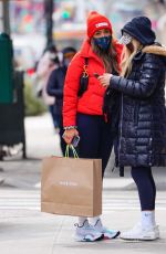 TASHIA ADAMS Out Shopping in New York 01/09/2021