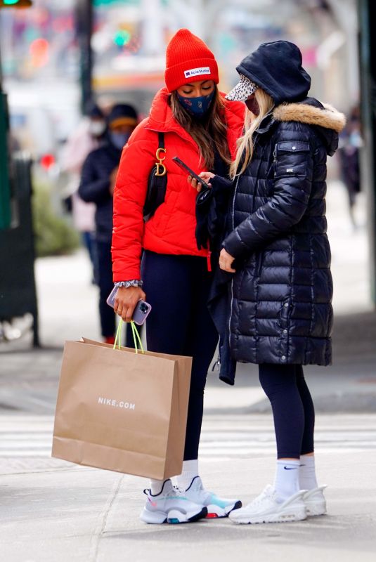 TASHIA ADAMS Out Shopping in New York 01/09/2021