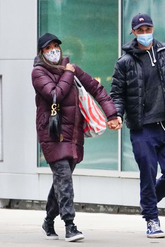TAYSHIA ADAMS and Zac Clark Out Shopping in New York 01/03/2021