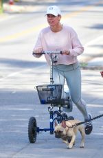 TEDDI MELLENCAMP Out Riding a Mobility Scooter in Los Angeles 01/10/2021