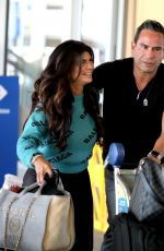 TERESA GIUDICE at LAX Airport in Los Angeles 01/20/2021