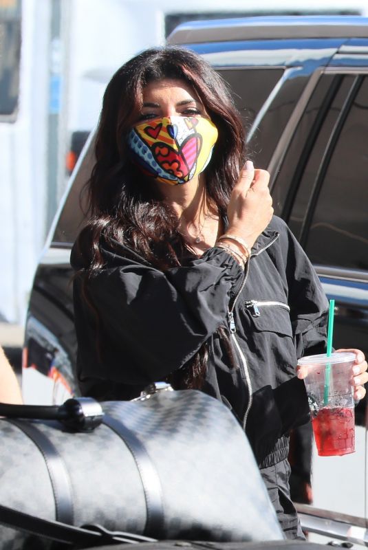 TERESA GIUDICE at LAX Airport in Los Angeles 01/24/2021