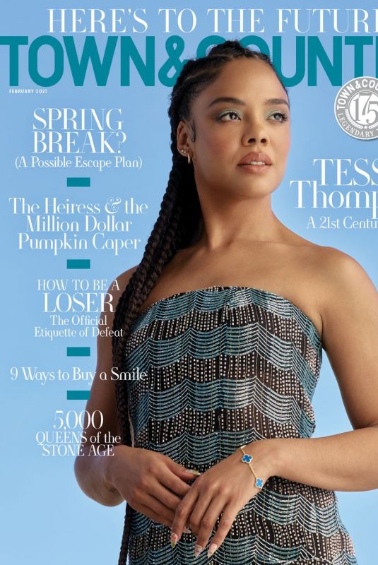 TESSA THOMPSON for Town and Country Magazine, February 2021
