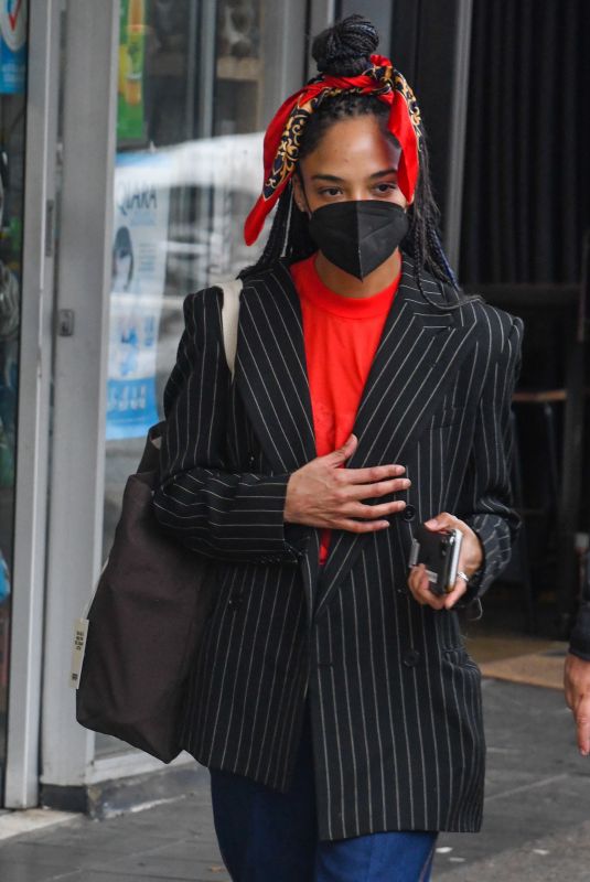 TESSA THOMPSON Out Shopping at Bondi in Sydney 01/27/2021