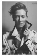 TILDA SWINTON in Vogue Magazine, UK February 2021