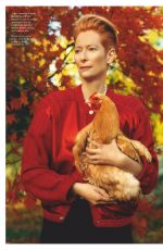 TILDA SWINTON in Vogue Magazine, UK February 2021