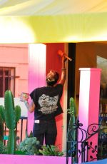 TINA LOUISE at Her Vegan Restaurant Sugar Taco in Sherman Oaks 01/30/2021