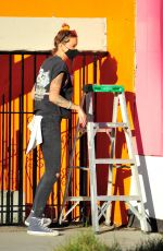 TINA LOUISE at Her Vegan Restaurant Sugar Taco in Sherman Oaks 01/30/2021