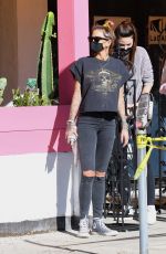 TINA LOUISE Helps Paints Her Second Vegan Restaurant in Sherman Oaks 01/30/2021