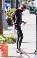 TINA LOUISE Helps Paints Her Second Vegan Restaurant in Sherman Oaks 01/30/2021