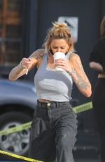 TINA LOUISE Work at Getting her Suger Taco Second Location Open in Los Angeles 01/13/201