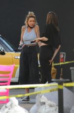 TINA LOUISE Work at Getting her Suger Taco Second Location Open in Los Angeles 01/13/201