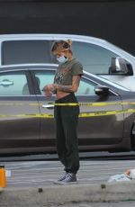 TINA LOUISE Work at Her Suger Taco Second Location in Los Angeles 01/22/2021
