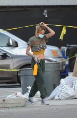TINA LOUISE Work at Her Suger Taco Second Location in Los Angeles 01/22/2021