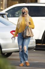 TORI SPELLING Out to Starbucks in Calabasas 01/03/2021
