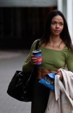 VANESSA BAUER Arrives at Dancing On Ice Rehersal in Blackpool 01/26/2021
