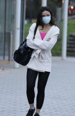 VANESSA BAUER Arrives at Dancing On Ice Training in London 01/29/2021