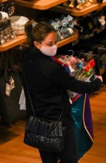 VANESSA MINNILLO Shopping at Disney Store in Los Angeles 01/29/2021