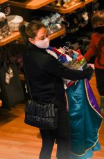 VANESSA MINNILLO Shopping at Disney Store in Los Angeles 01/29/2021