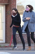 VICTORIA and LUANN DE LESSEPS Out in Bridgehampton 01/10/2021