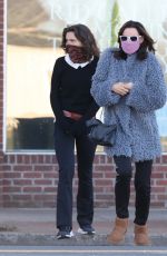 VICTORIA and LUANN DE LESSEPS Out in Bridgehampton 01/10/2021