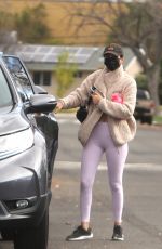 VICTORIA JUSTICE Working Out with Joey Bronston in Los Angeles 01/25/2021