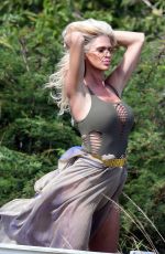 VICTORIA SILVSTEDT at a Photoshoot in St Barts 01/05/2021