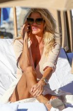 VICTORIA SILVSTEDT Out at a Beach in Miami 01/22/2021