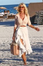 VICTORIA SILVSTEDT Out at a Beach in Miami 01/22/2021