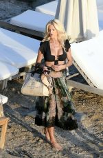 VICTORIA SLIVSTEDT OUt at a Beach in St. Barts 01/04/2021