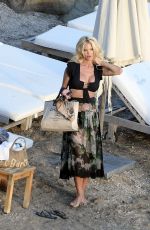 VICTORIA SLIVSTEDT OUt at a Beach in St. Barts 01/04/2021