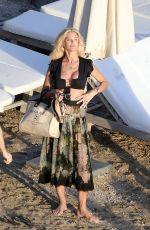 VICTORIA SLIVSTEDT OUt at a Beach in St. Barts 01/04/2021