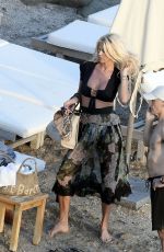 VICTORIA SLIVSTEDT OUt at a Beach in St. Barts 01/04/2021