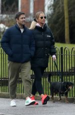 VOGUE WILLIAMS and Spencer Matthews Out with Their Dog in Chelsea 01/28/2021