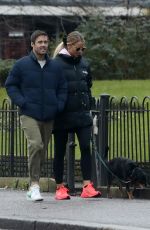 VOGUE WILLIAMS and Spencer Matthews Out with Their Dog in Chelsea 01/28/2021