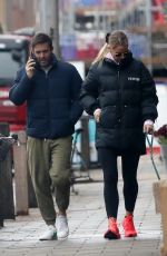 VOGUE WILLIAMS and Spencer Matthews Out with Their Dog in Chelsea 01/28/2021