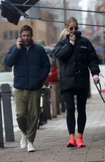 VOGUE WILLIAMS and Spencer Matthews Out with Their Dog in Chelsea 01/28/2021