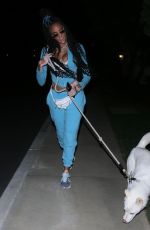 WINNIE HARLOW Out with Her Dog in Malibu 01/19/2021