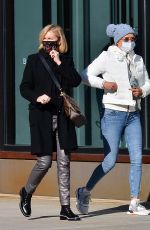 YOLANDA HADID Out and About in New York 01/04/2021
