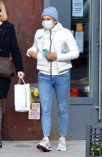YOLANDA HADID Out and About in New York 01/04/2021