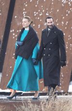 YVONNE STRAHOVSKI on the Set of Handmaid