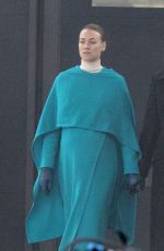 YVONNE STRAHOVSKI on the Set of Handmaid