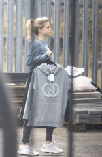 ZARA HOLLAND Back at Work at Her Family Business in Hull 01/13/2021